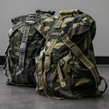 Military Camouflage Heavy Canvas Backpack